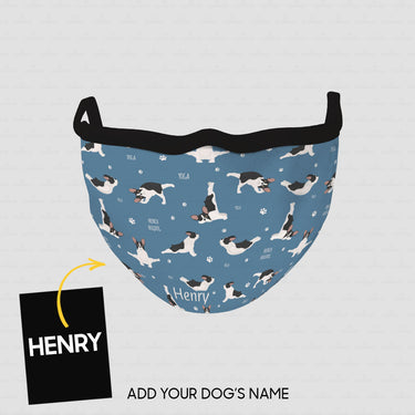 Personalized Dog Gift Idea - Bull Doing Yoga For Dog Lovers - Cloth Mask